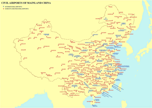 Airports in China